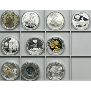 Zestaw, 10 złotych 2002-2011 (10 szt.)