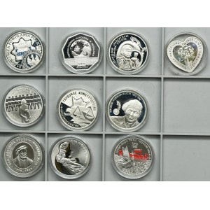 Zestaw, 10 złotych 2001-2012 (10 szt.)