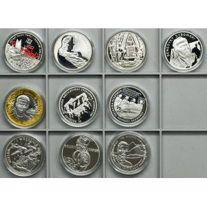 Zestaw, 10 złotych 2002-2010 (10 szt.)
