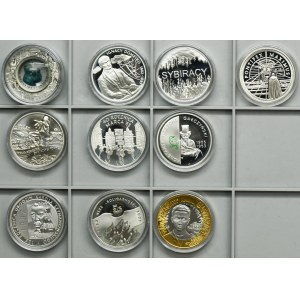 Zestaw, 10 złotych 2002-2009 (10 szt.)