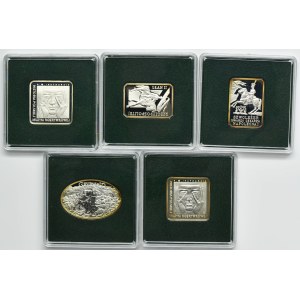 Zestaw, 10 złotych 2009-2011 (5 szt.)