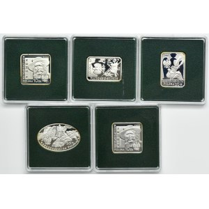 Zestaw, 10 złotych 2009-2011 (5 szt.)