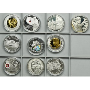 Zestaw, 10 złotych 2002-2009 (10 szt.)