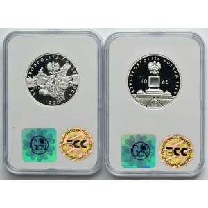 Zestaw, 10 złotych 2008-2009 (2 szt.)