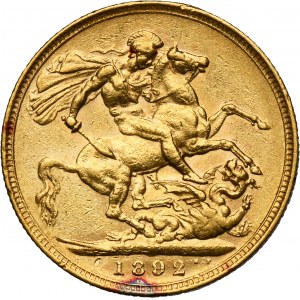 Royaume-Uni, Victoria, Souveraine de Londres 1892
