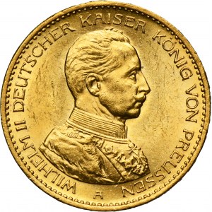 Germany, Kingdom of Prussia, Wilhelm II, 20 Mark Berlin 1914