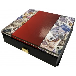 Set, Binder with coins and banknotes (2 pcs.)