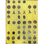 PRL, Set of corps badges (44 pcs.)