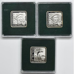 Zestaw, 10 złotych 2009 i 2010 (3 szt.)