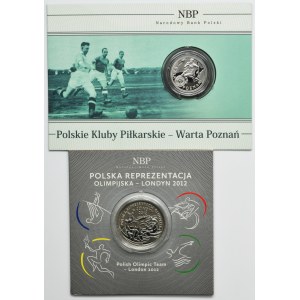 Zestaw, 5 złotych i 10 złotych 2012 i 2013 (2 szt.)