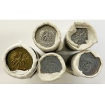 Zestaw, Rulon bankowy (x5), 5 złotych i 10 złotych (250 szt.)