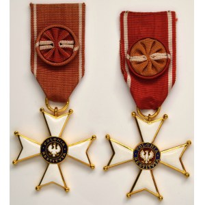 PRL, III RP, Order of Polonia Restituta, 4th class (2 pcs.)