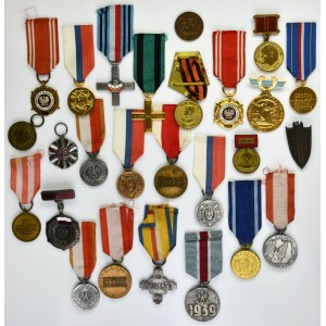 PRL, USSR, GDR, Third Reich, Set of decorations (26 pcs.)