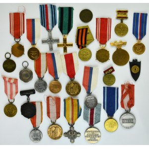 PRL, USSR, GDR, Third Reich, Set of decorations (26 pcs.)
