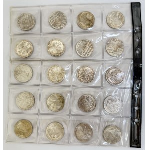 Set, Germany, FRG, 5 Mark (20 pcs.) - SILVER