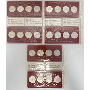 Set, Germany, FRG, 10 Mark (24 pcs.) - SILVER