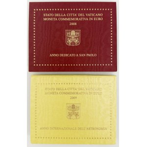Set, Papal States, Vatican, 2 Euro 2008 and 2009 (2 pcs.)