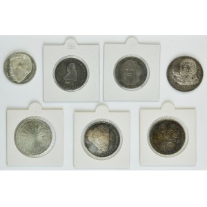Set, Germany, FRG, 5 Mark and 10 Mark (7 pcs.)
