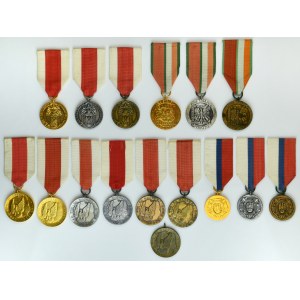 PRL, III RP, Set of decorations (16 pcs.)