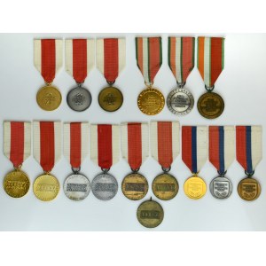 PRL, III RP, Set of decorations (16 pcs.)