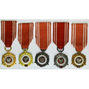 PRL, Medal of the Armed Forces in the Service of the Homeland (5 pcs.)