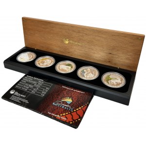 Ensemble, Australie, Elizabeth II, $1 2010 (5 pièces).