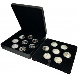 Set, Canada, Elizabeth II, 25 Dollars 2007-2010 (15 pcs.)