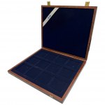 Set of wooden coin boxes (4 pcs.)