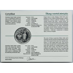 10 złotych 2014 Brakteat Leszka Białego