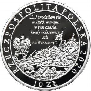 10 złotych 2020 100 rocznica urodzin Świętego Jana Pawła II