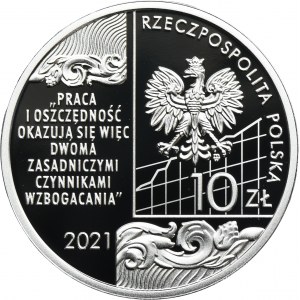 10 złotych 2021 Adam Heydel