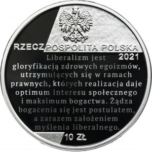 10 złotych 2021 Ferdynand Zweig