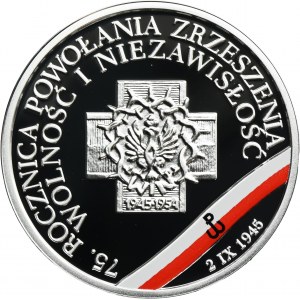 10 złotych 2020 75 rocznica powołania Zrzeszenia Wolność i Niezawisłość
