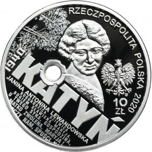 10 złotych 2020 Katyń-Palmiry 1940
