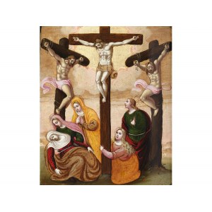 Veneto-Cretan School, 16th century, Crucifixion