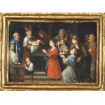 Frans Francken mladší, Antverpy 1581 - 1642 Antverpy, připsáno, Narození Krista a Obřezání Krista