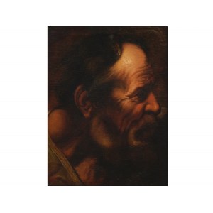 Jacob Jordaens, Antwerp 1593 - 1678 Antwerp, Workshop, Study head