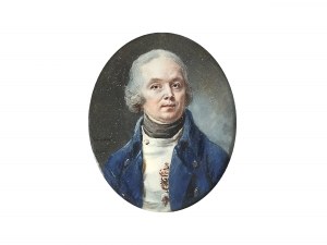 Johann Ernst Heinsius, Ilmenau 1731 - 1794 Erfurt, Portrait miniature d'un noble anglais