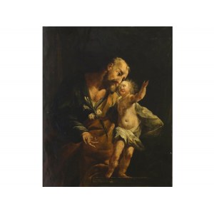 Maître sud-allemand, XVIIIe siècle, Joseph avec l'enfant