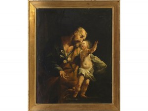 Juhonemecký majster, 18. storočie, Jozef s dieťaťom