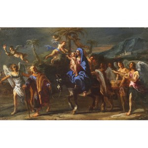 Římský malíř, 18. století, Útěk do Egypta