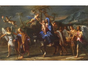 Malarz rzymski, XVIII wiek, Ucieczka do Egiptu