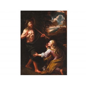 Unknown painter, Noli me tangere, South German, 18th century