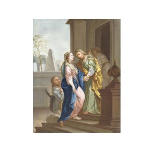 Franz Christoph Janneck, Graz 1703 - 1761 Viedeň, pripisované, Rozlúčka s Máriou