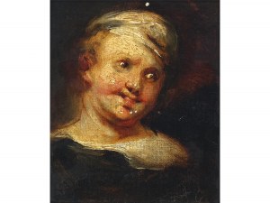 Joshua Reynolds, Plympton 1723 - 1792 Londyn, atrybut, studium głowy