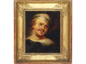 Joshua Reynolds, Plympton 1723 - 1792 Londyn, atrybut, studium głowy
