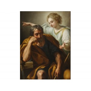 From the property of the Grand Duchy of Hesse, Anton Raffael Mengs, Aussig 1728 - 1779 Rome, attributed, Dream of St Joseph