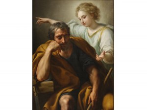 From the property of the Grand Duchy of Hesse, Anton Raffael Mengs, Aussig 1728 - 1779 Rome, attributed, Dream of St Joseph