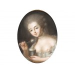 Jean-Baptiste Greuze, Tournus 1725 - 1805 Paris, circle of, Girl with a Sundae