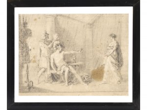 Heinrich Friedrich Füger, Heilbronn 1751 - 1818 Vienne, attribué, Antoine et Cléopâtre